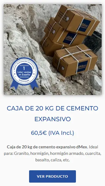 Comprar caja de producto para romper hormigón